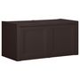 Voir la diapositive 1 : VIDAXL Boîte a coussins Marron 86x40x42 cm 85 L