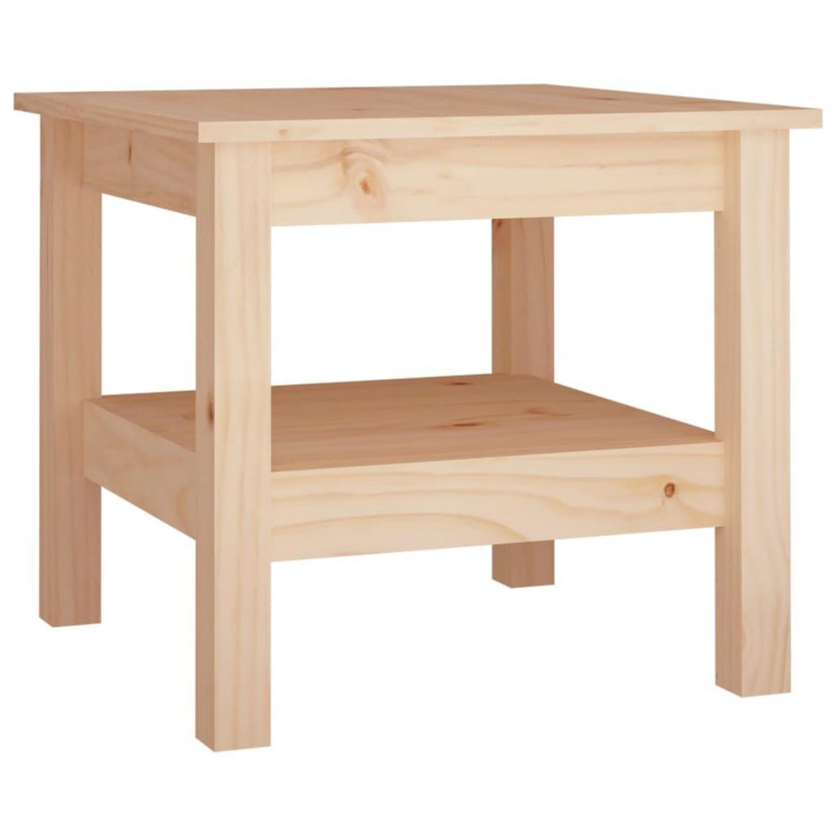 VIDAXL Table basse 45x45x40 cm Bois massif de pin