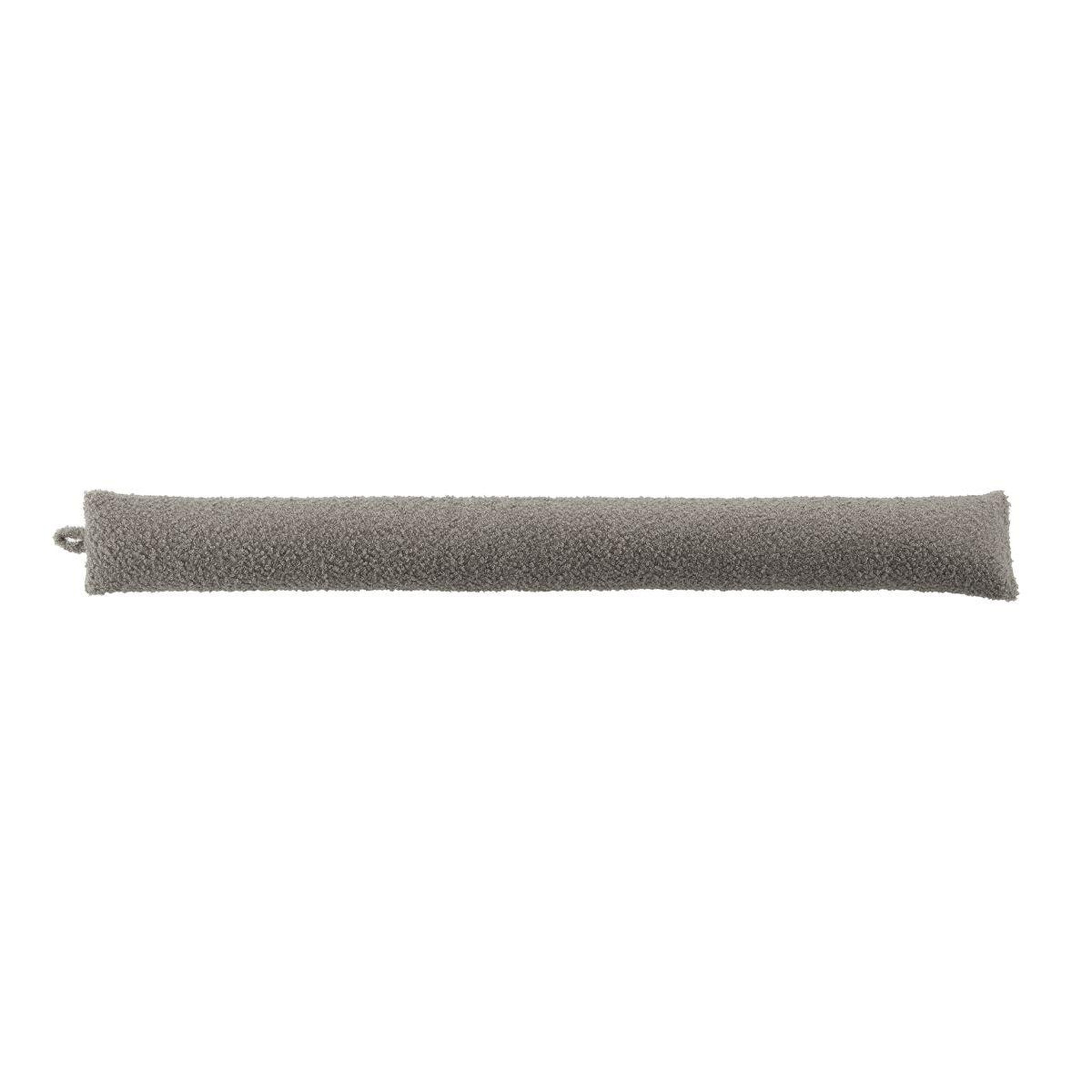 Douceur d'Intérieur Boudin bas de porte bouclette  wooly  80cm gris