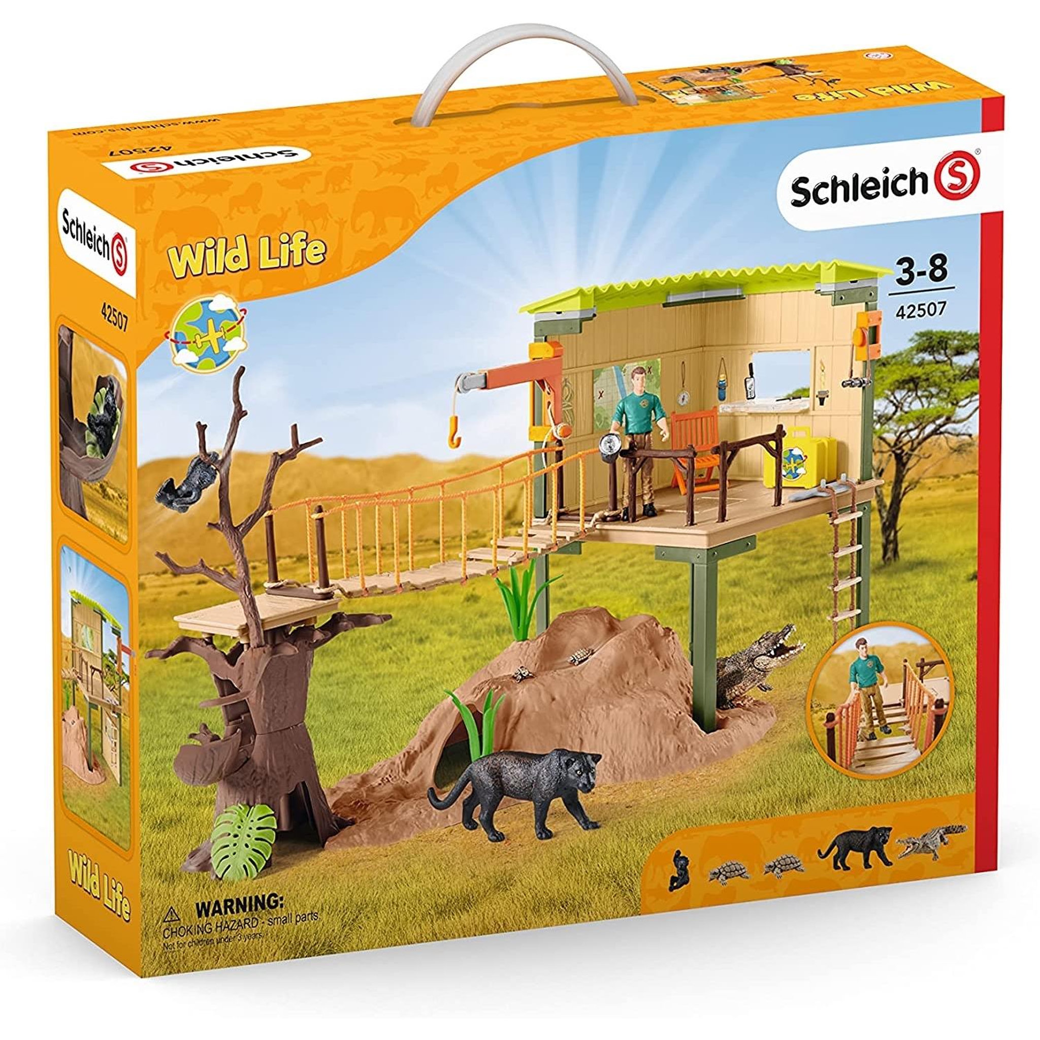 Voir la diapositive 6 : Schleich Wild Life Station d'aventures sauvages