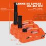 Voir la diapositive 4 : HOMCOM Cric électrique 5 t 12 V - cric hydraulique électrique - cric de levage voiture - clé à chocs, gants, mallette inclus