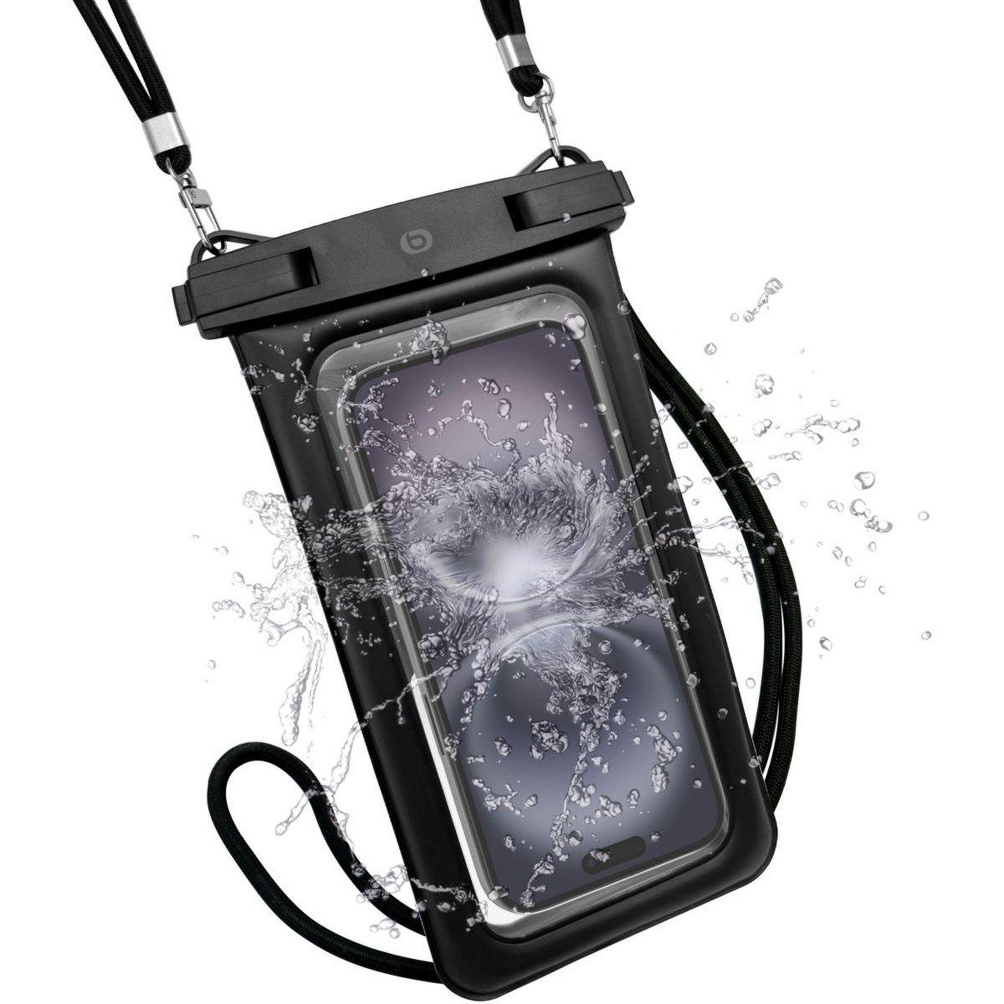 Voir la diapositive 3 : ESSENTIEL B Etui etui etanche pour smartphone noir
