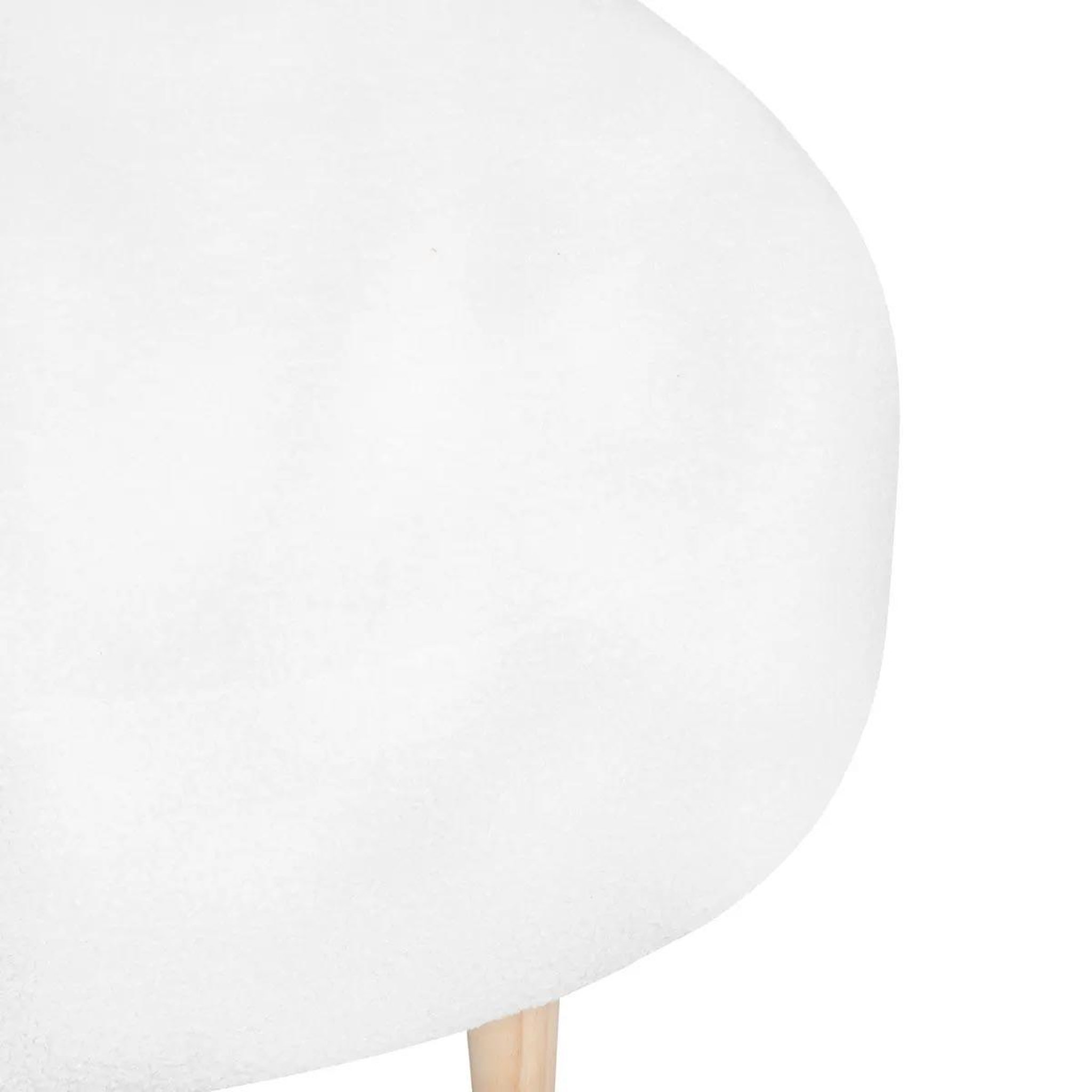 Voir la diapositive 4 : ATMOSPHERA Canapé 2 places en tissu bouclette  insi  172cm blanc
