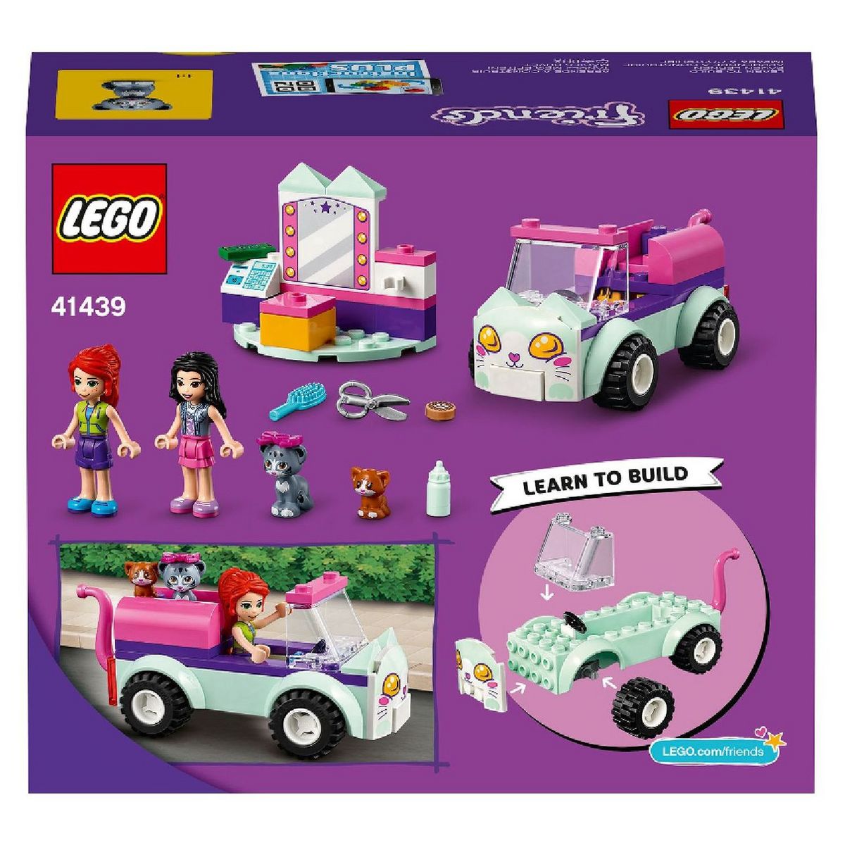 LEGO Friends 41439 - La voiture de toilettage pour chat