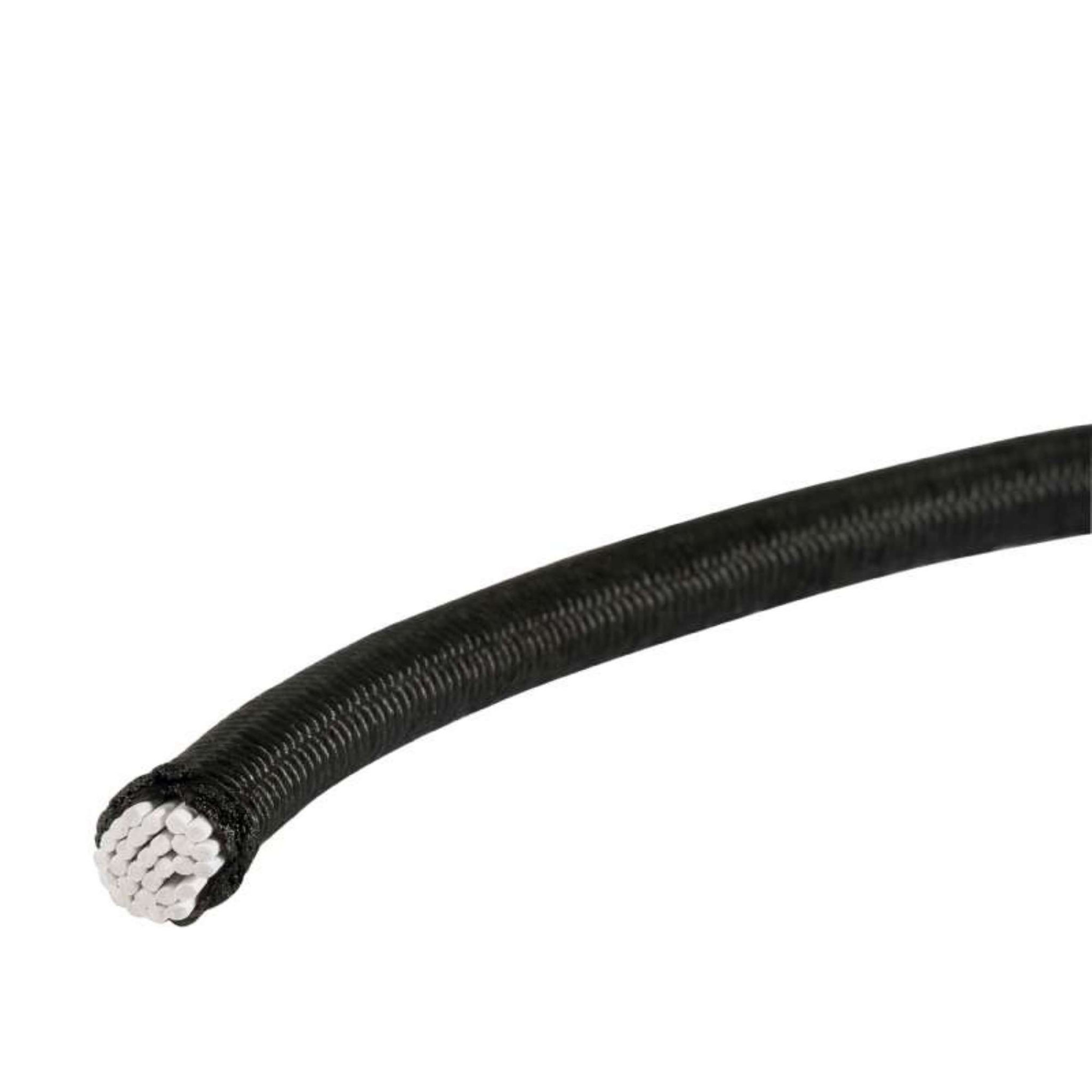 Voir la diapositive 4 :  Tendeur élastique noir WERKAPRO 6mm x 50 mètres sur bobine