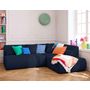 Voir la diapositive 1 : LISA DESIGN Onyx - canapé modulable d'angle droit 5 places - en tissu mailles 3d