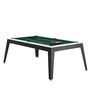 Voir la diapositive 1 : RENE PIERRE Table de billard STEEL blanc pieds gris métal 