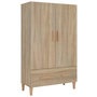 Voir la diapositive 2 : VIDAXL Buffet haut Chene sonoma 70x31x115 cm Bois d'ingenierie