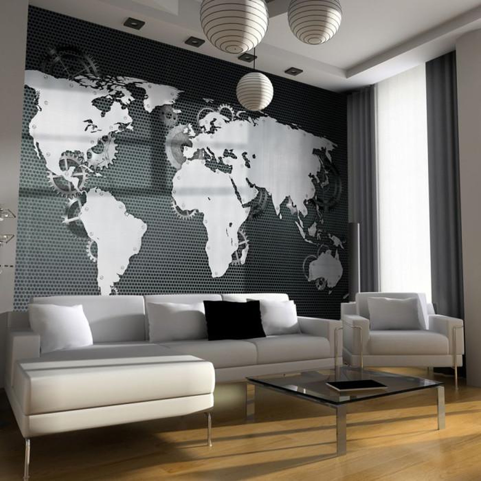 Paris Prix Papier Peint  Mechanical World. Coloris disponibles : Multicolore