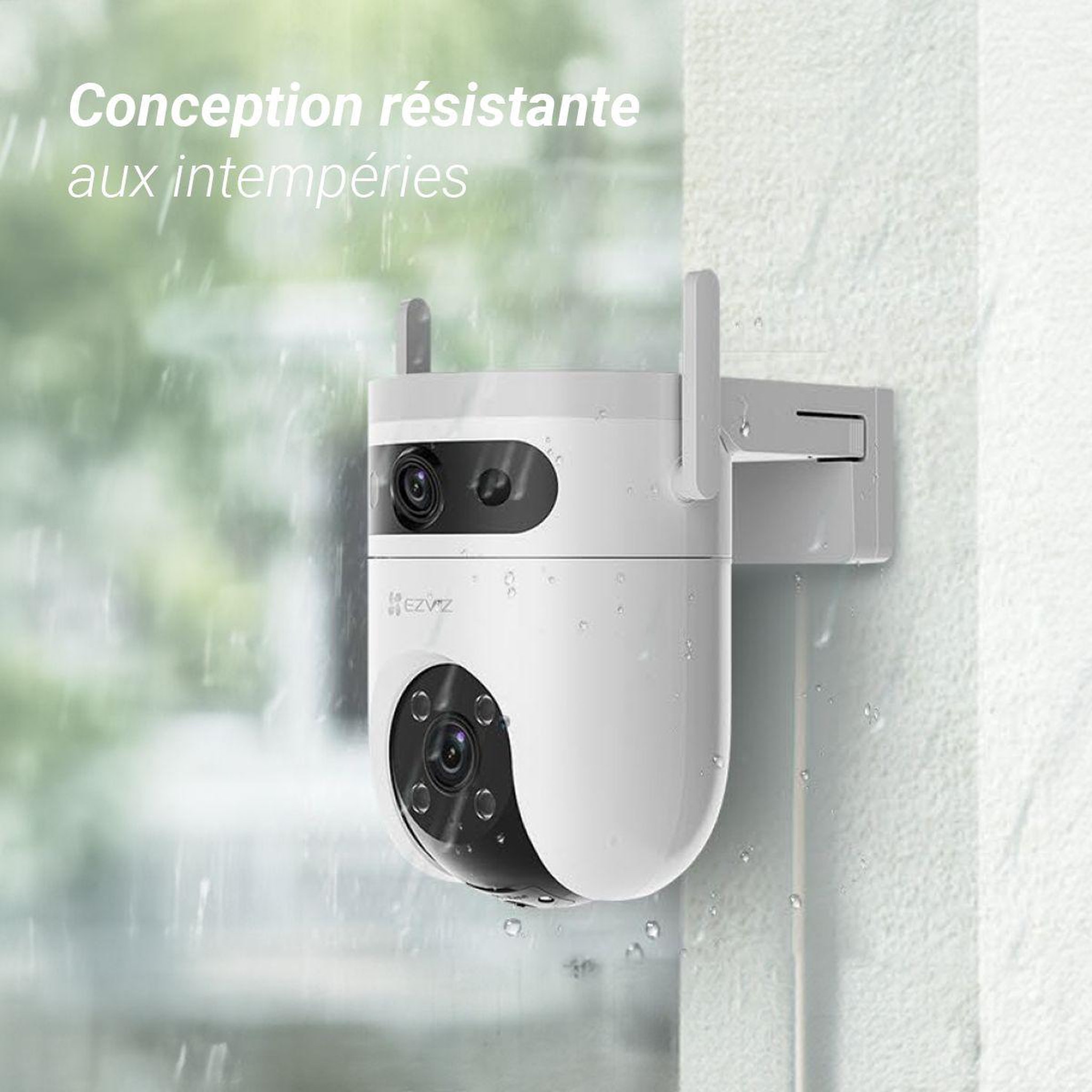 Voir la diapositive 2 : EZVIZ Caméra de surveillance wifi h9c 2k motorisée
