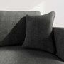Voir la diapositive 4 : BEST MOBILIER Miro - canapé d'angle droit 4 places convertible avec coffre en velours texturé