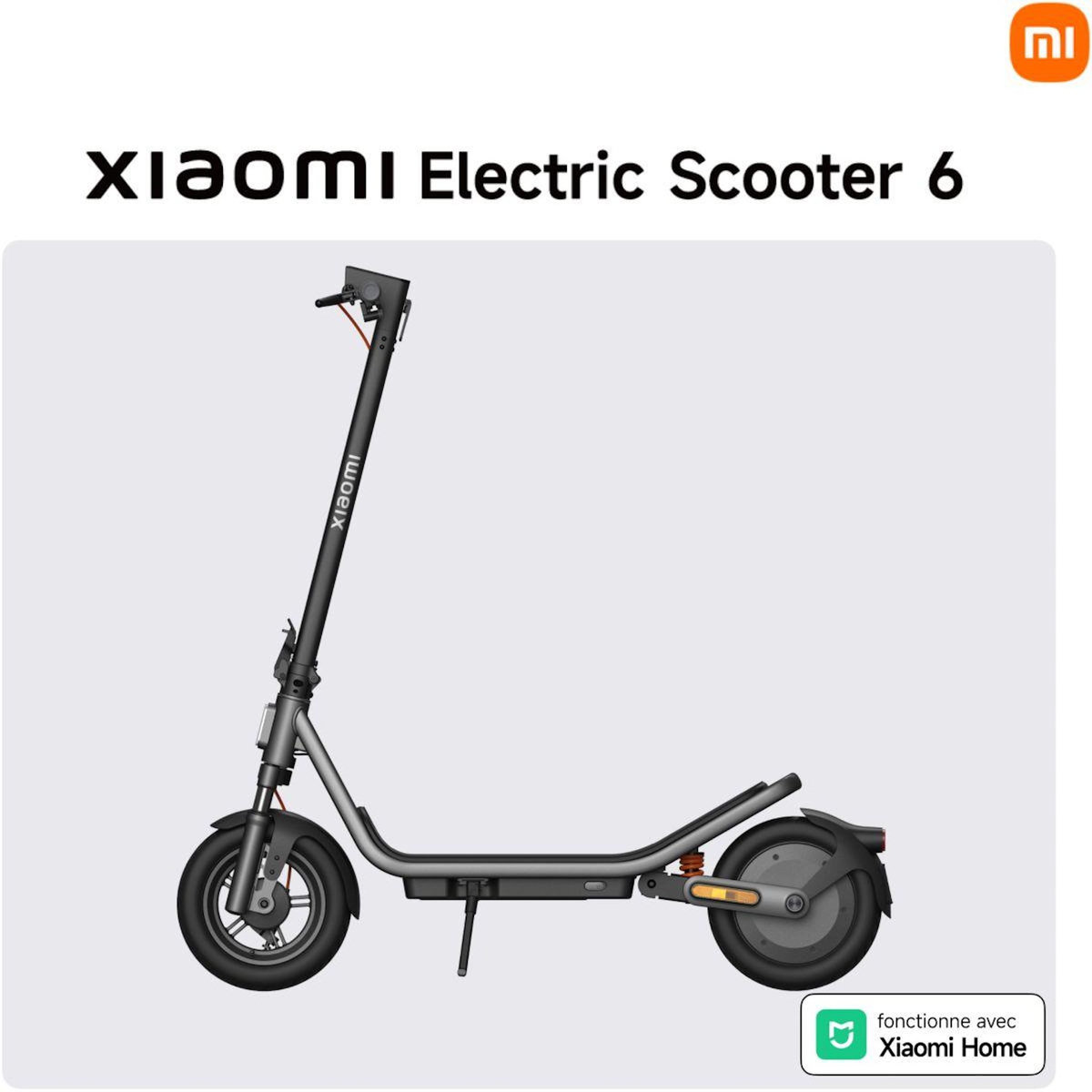 XIAOMI Trottinette électrique Electric Scooter 6 Noir