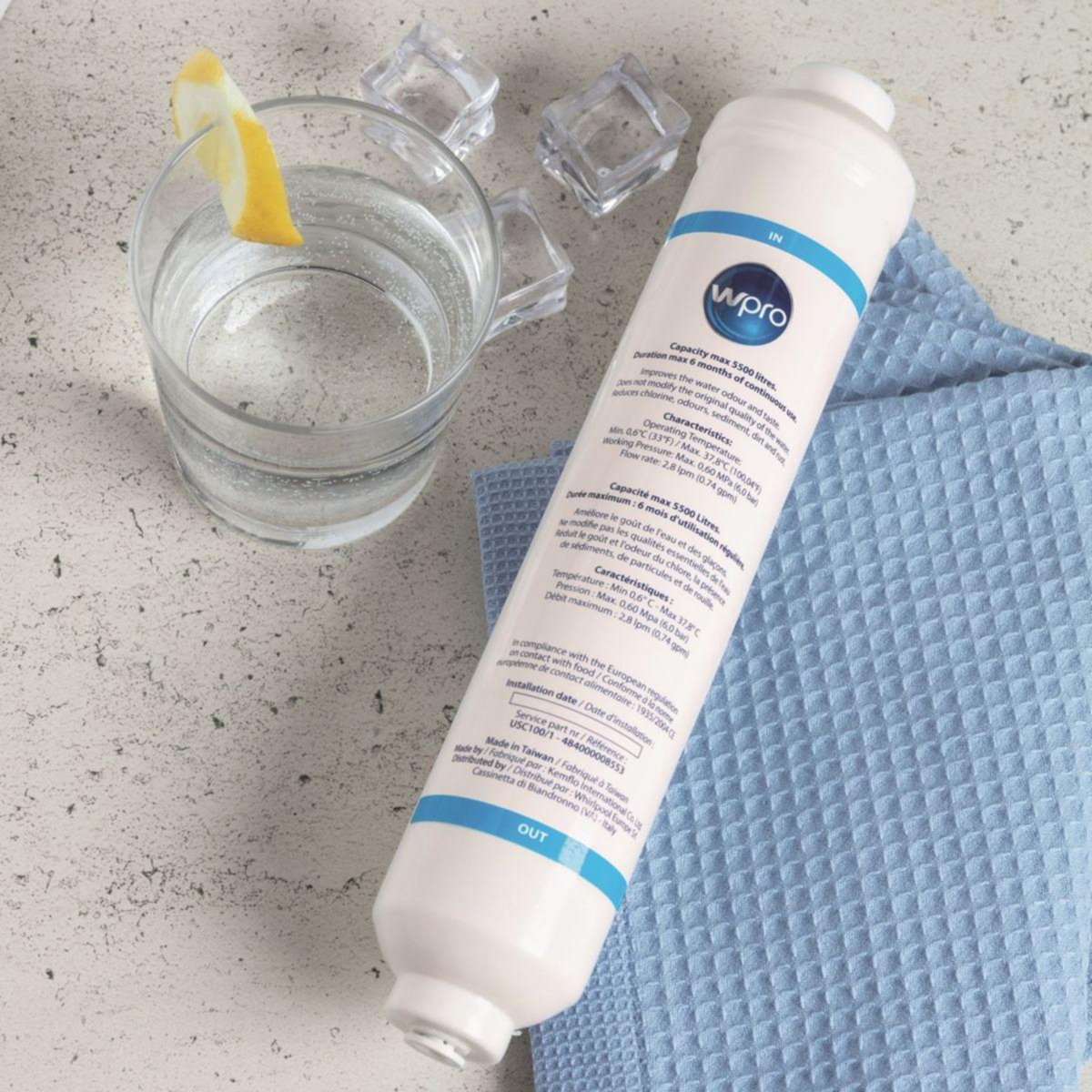 WPRO Filtre à eau A EAU USC100/1