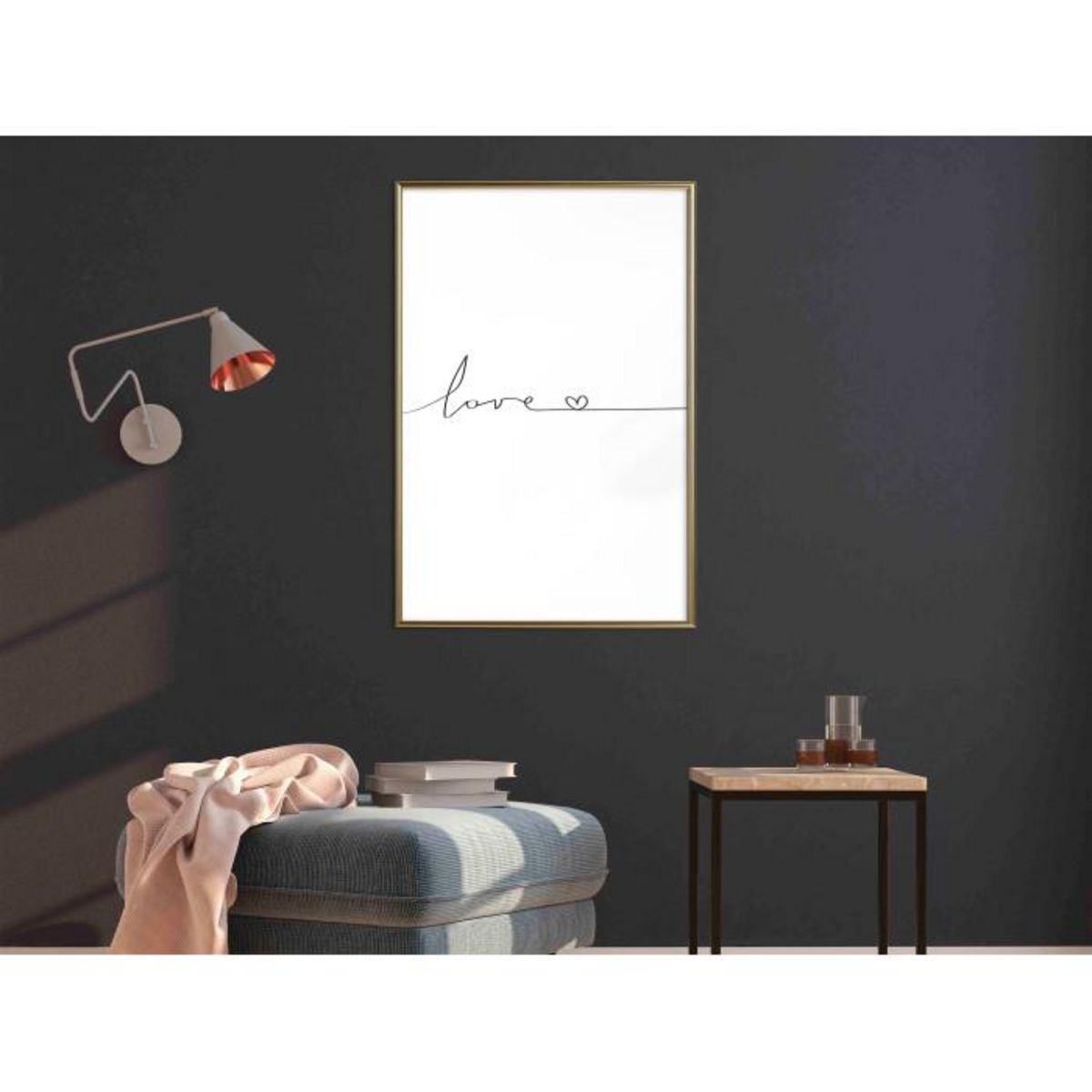 Paris Prix Affiche Murale Encadrée  Love Pulse