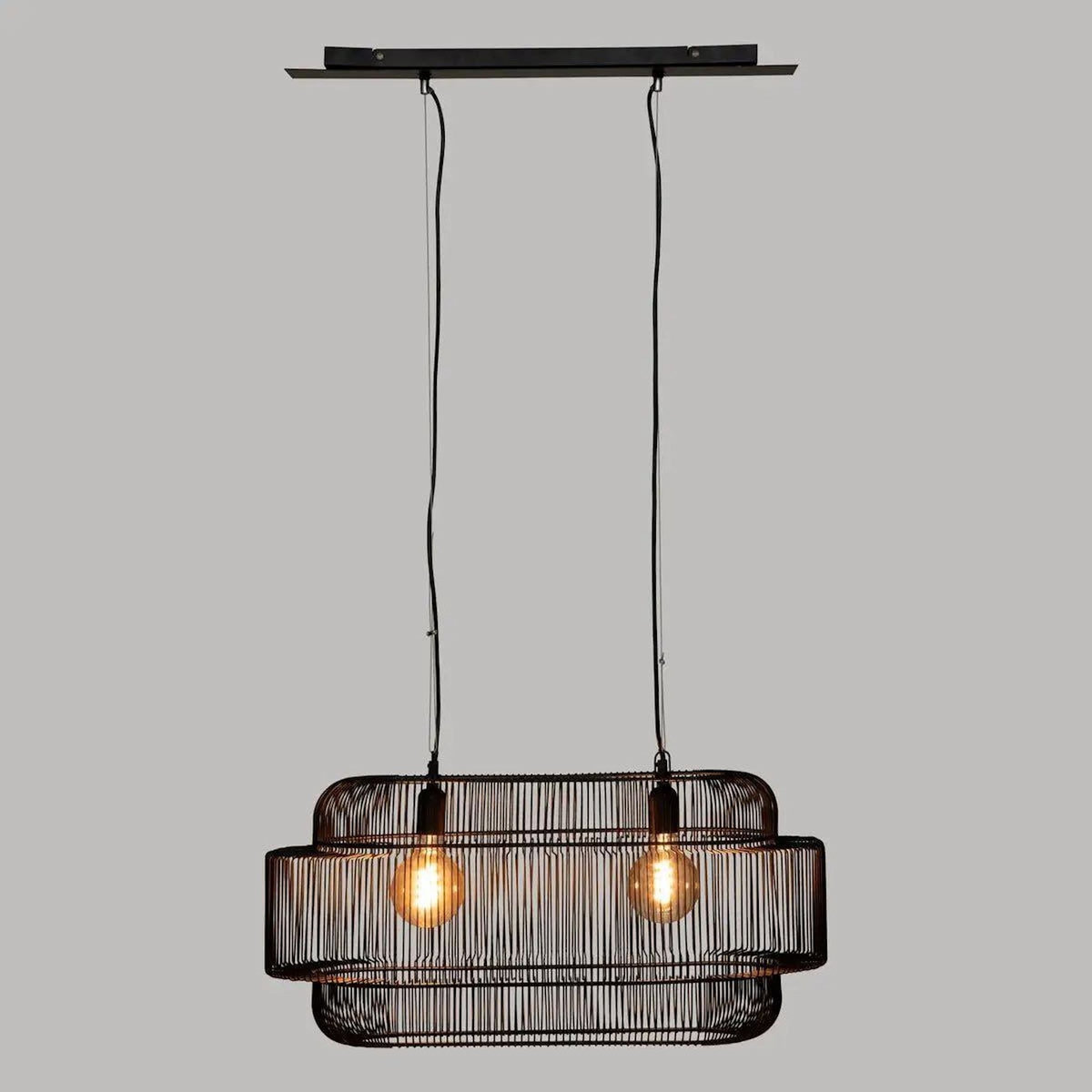 ATMOSPHERA Lampe Suspension en Métal  Stora  72cm Noir