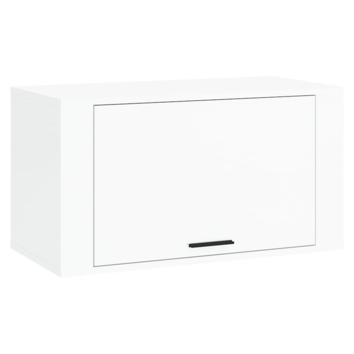 VIDAXL Armoire a chaussures murale Blanc brillant 70x35x38 cm