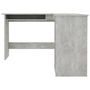 Voir la diapositive 4 : VIDAXL Bureau d'angle en forme de L Gris Beton Bois d'ingenierie
