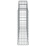Voir la diapositive 5 : VIDAXL Paniers a gabions arques 40 pcs 200x30x100/120 cm Fer galvanise