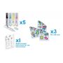 Voir la diapositive 4 : MAPED Stickers gel color n stick boite carton