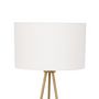 Voir la diapositive 2 : Paris Prix Lampadaire Trépied en Métal  Arthus  163cm Doré