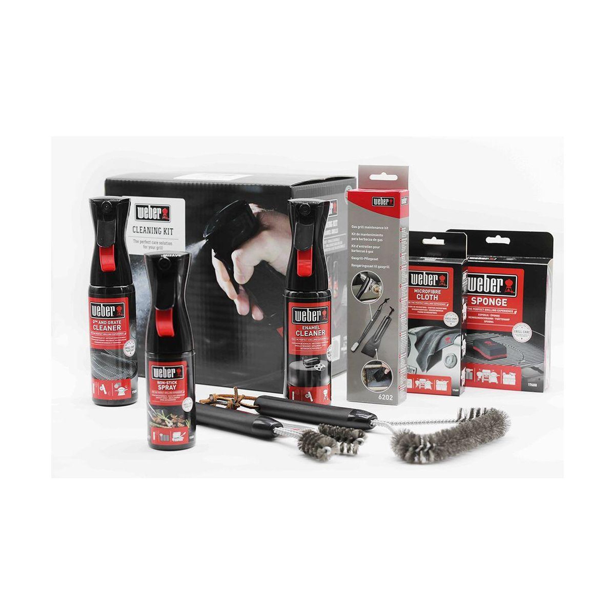 Voir la diapositive 2 : Weber Nettoyant barbecue bbq gaz emaille