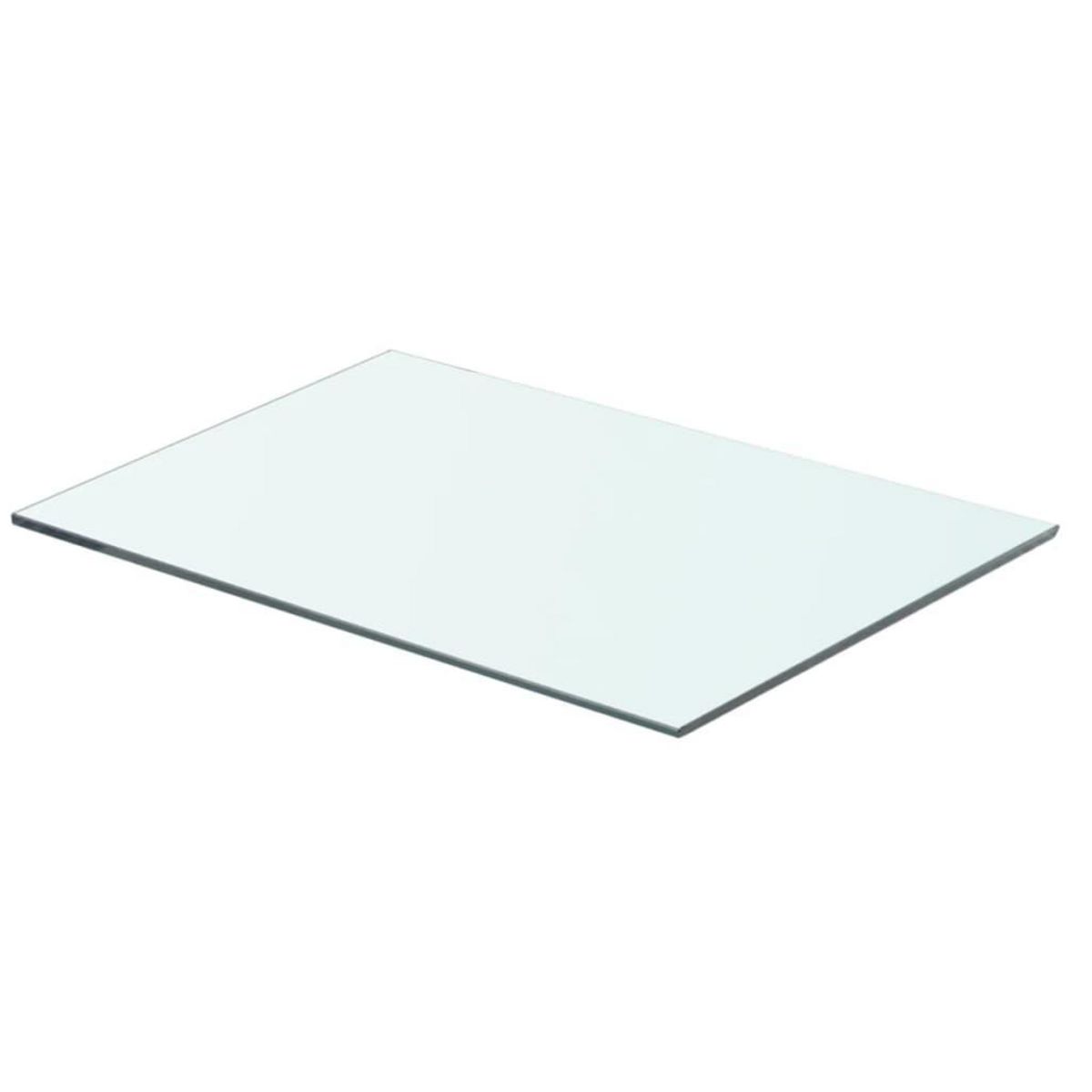 VIDAXL Panneau pour etagere Verre transparent 50 x 30 cm