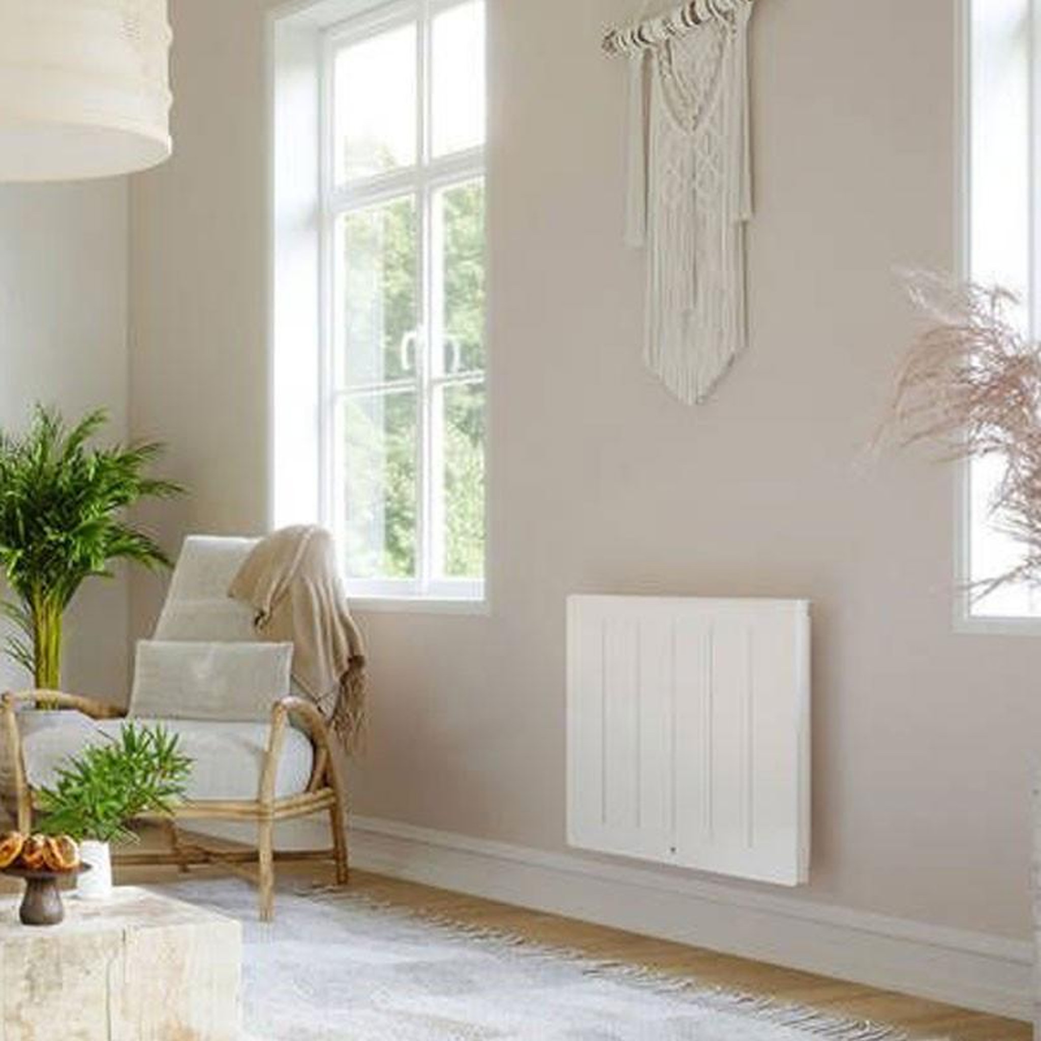 Voir la diapositive 3 : Thermor Radiateur électrique connecté KENYA 4 blanc 750W horizontal THERMOR 414717