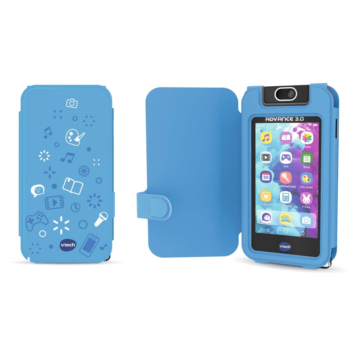 VTECH Etui de protection Officiel KidiCom 3.0 - Bleu
