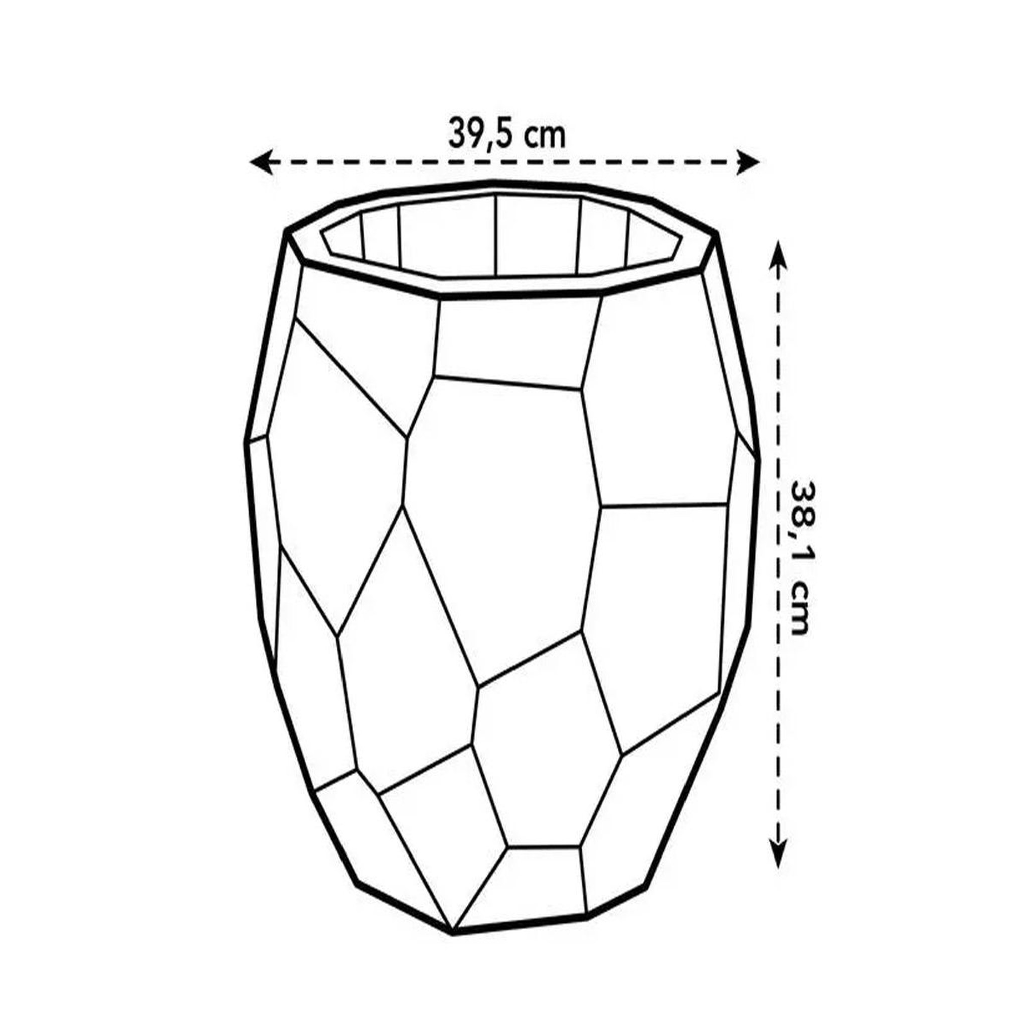 Voir la diapositive 2 : ELHO Pot de fleurs Pure Edge Ø 40 cm Anthracite - elho