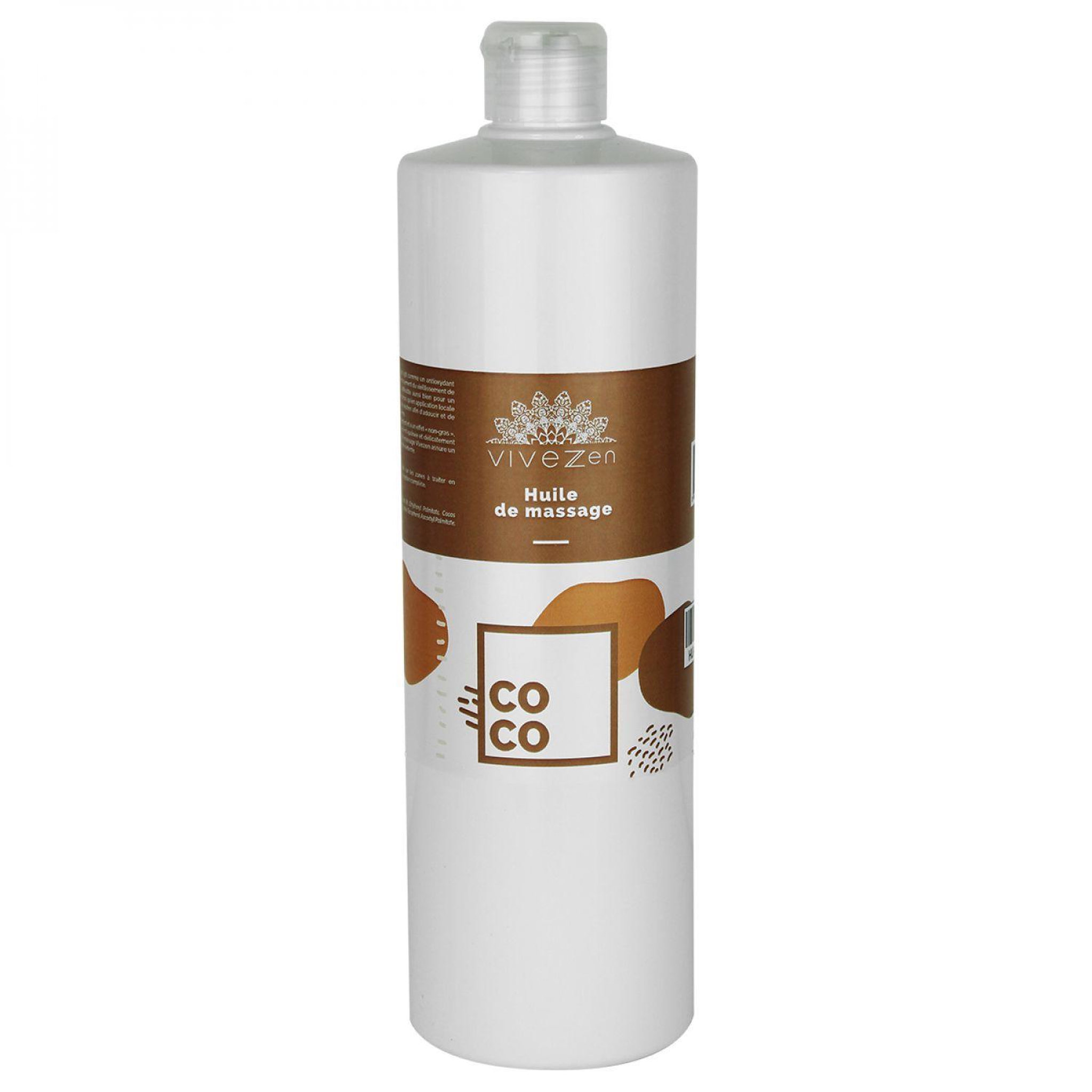 VIVEZEN Huile de massage, modelage, 1L - Coco