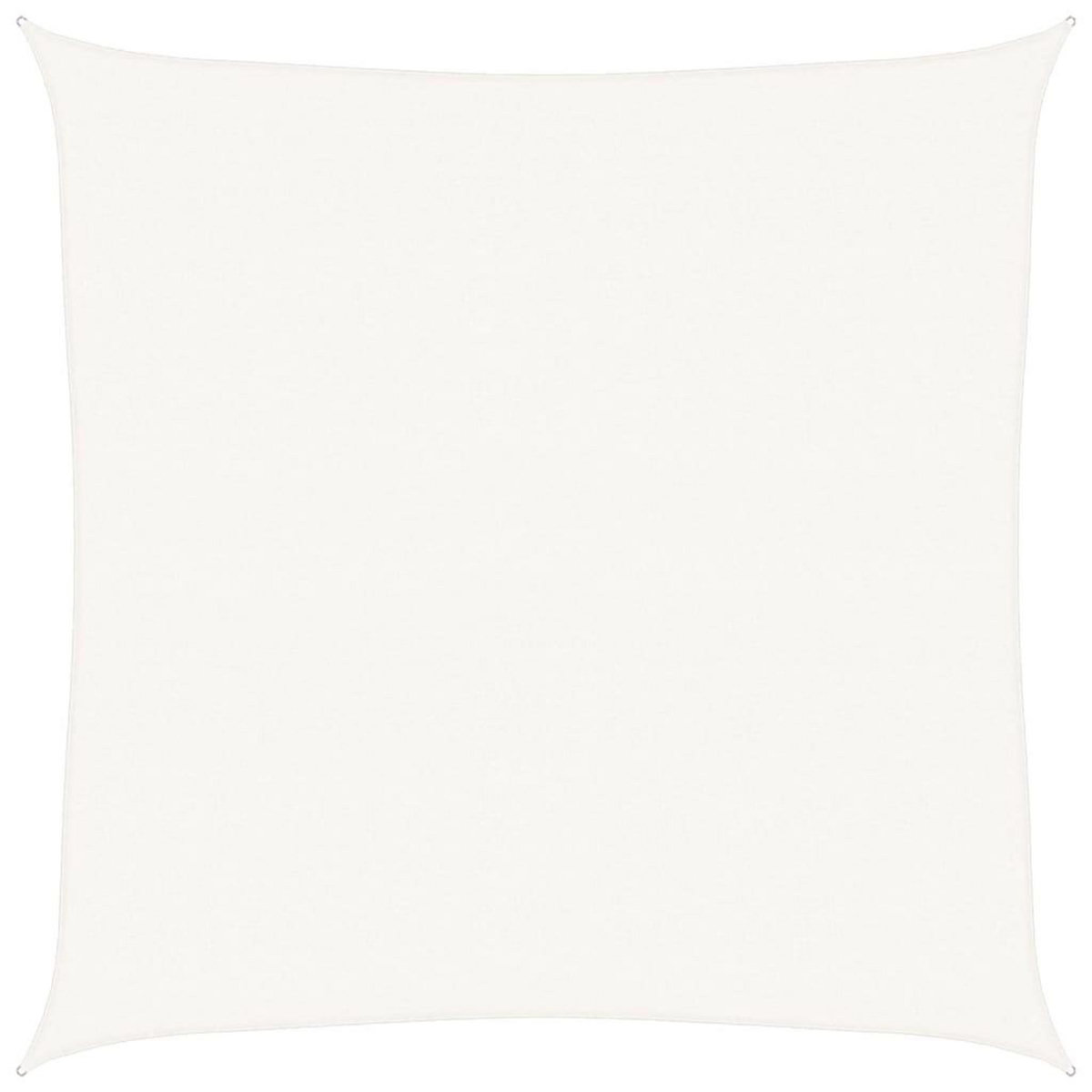 VIDAXL Voile d'ombrage 160 g/m^2 Blanc 5x5 m PEHD