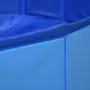 VIDAXL Piscine pliable pour chiens Bleu 160x30 cm PVC