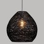 Voir la diapositive 2 : ATMOSPHERA Lampe Suspension Design  Mona  35cm Noir