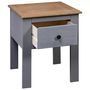 Voir la diapositive 5 : VIDAXL Table de chevet Gris 46x40x57 cm Pin Gamme Panama