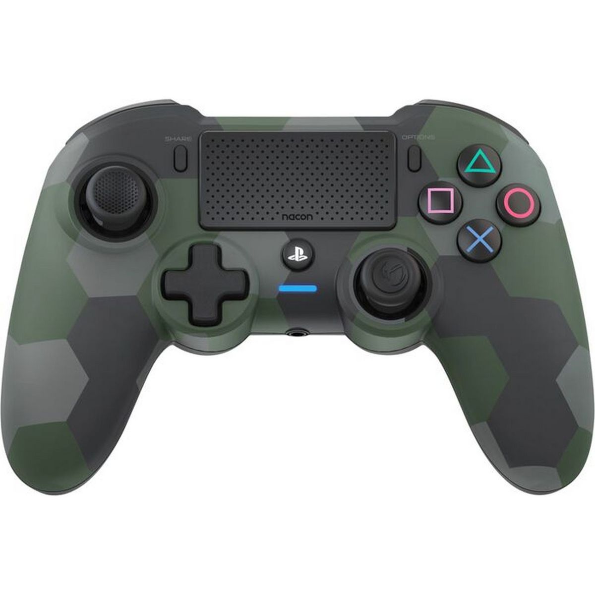 Manette Sans Fil Camouflage Vert Officielle PS4