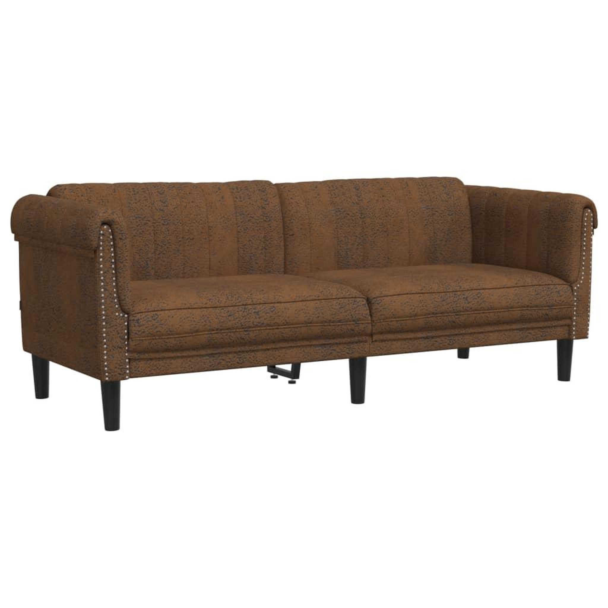 Voir la diapositive 5 : VIDAXL Ensemble de canapes 2 pcs marron velours