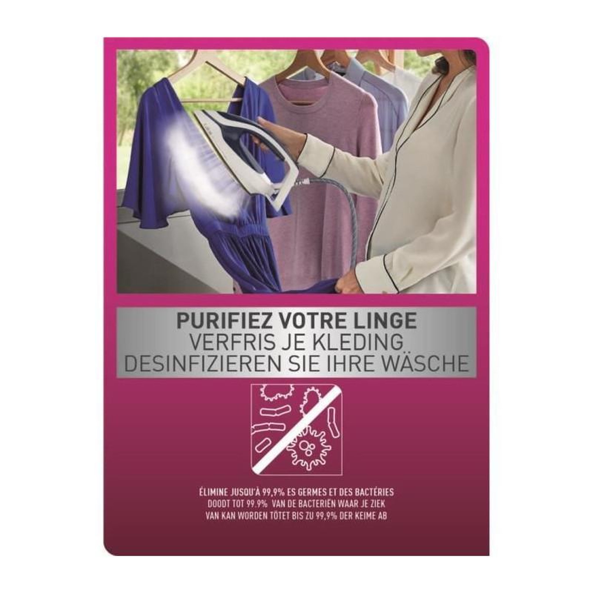 Voir la diapositive 3 : CALOR CALOR GV9223C0 CENTRALE VAPEUR PRO EXPRESS PROTECT