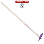 OUTILS PERRIN Serfouette panne & langue forgée manche 100cm - Framboisine