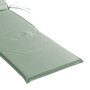 Douceur d'Intérieur Coussin bain de soleil 64x190 polyester uni waterproof siesta sauge