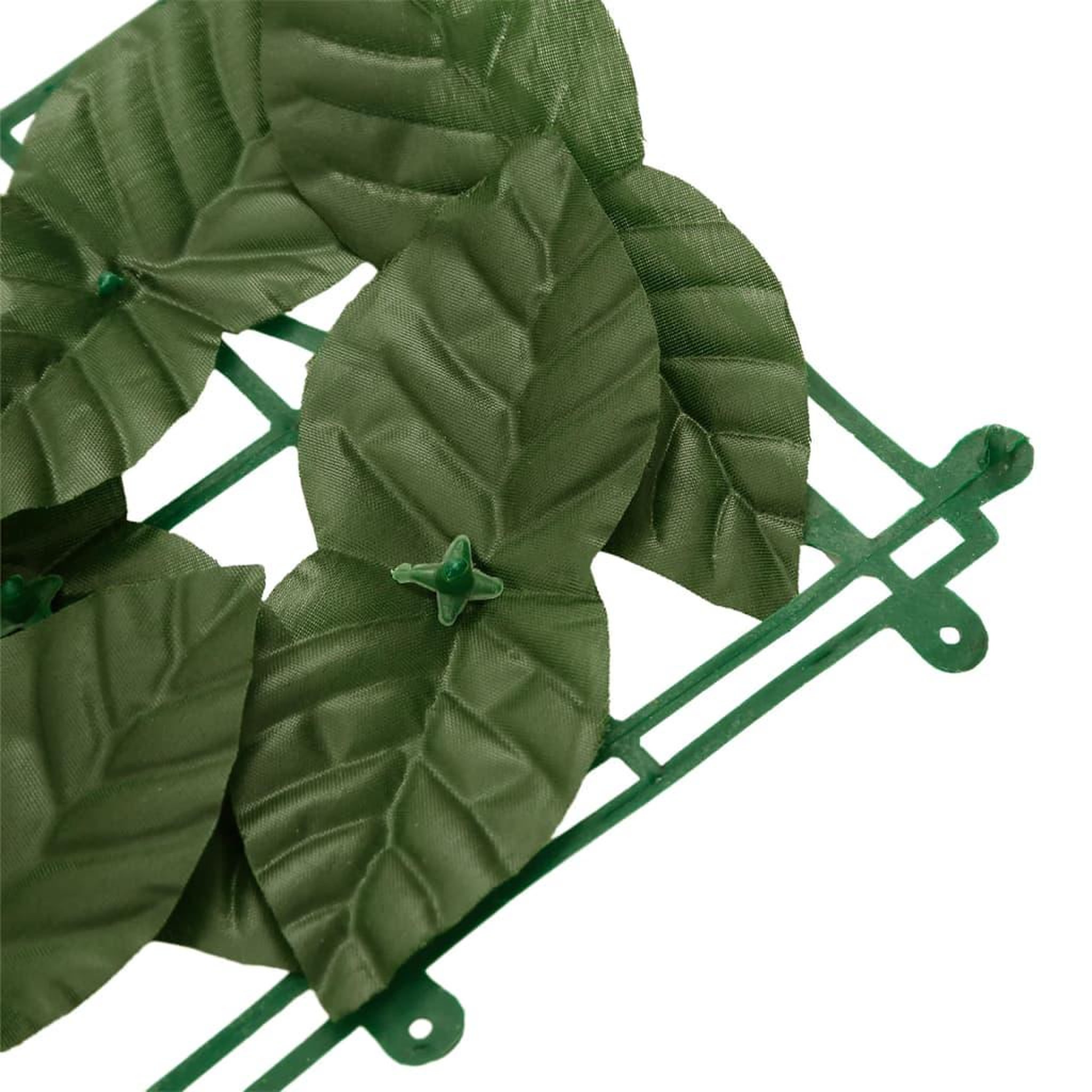 Voir la diapositive 5 : VIDAXL Ecran de balcon avec feuilles vert fonce 200x100 cm