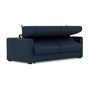 Voir la diapositive 4 : BEST MOBILIER Julia - canapé 3 places convertible express couchage quotidien 140 cm matelas 14 cm en tissu