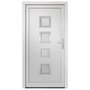 Voir la diapositive 3 : VIDAXL Porte d'entree Blanc 88x200 cm PVC