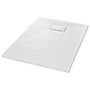 Voir la diapositive 2 : VIDAXL Bac de douche SMC Blanc 100 x 70 cm