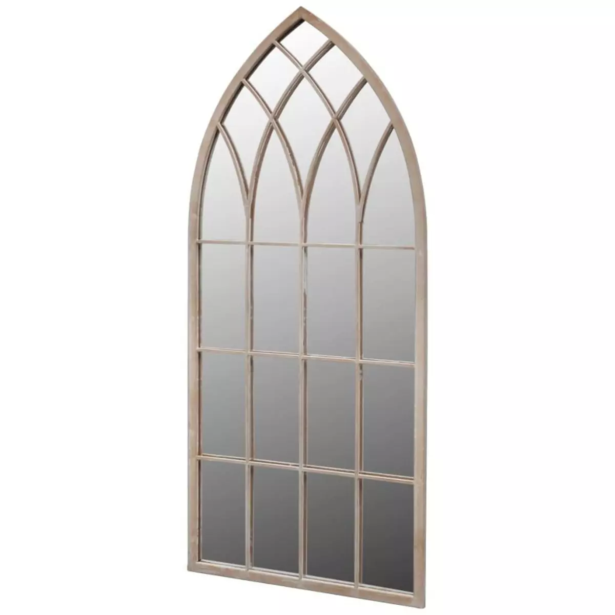 VIDAXL Miroir de jardin d'arche gotique 50x115 cm Interieur/exterieur