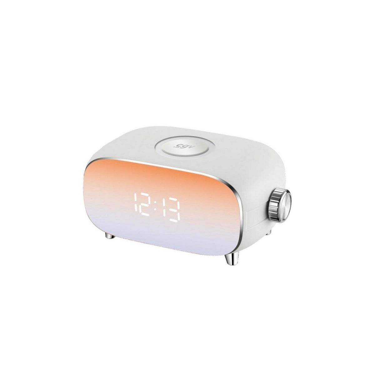 CGV Radio réveil blanc avec simulateur d'aube et crépuscule - 13067