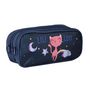 Voir la diapositive 2 : Bagtrotter Bagtrotter Trousse scolaire 2 compartiments Lili Lou Bleu