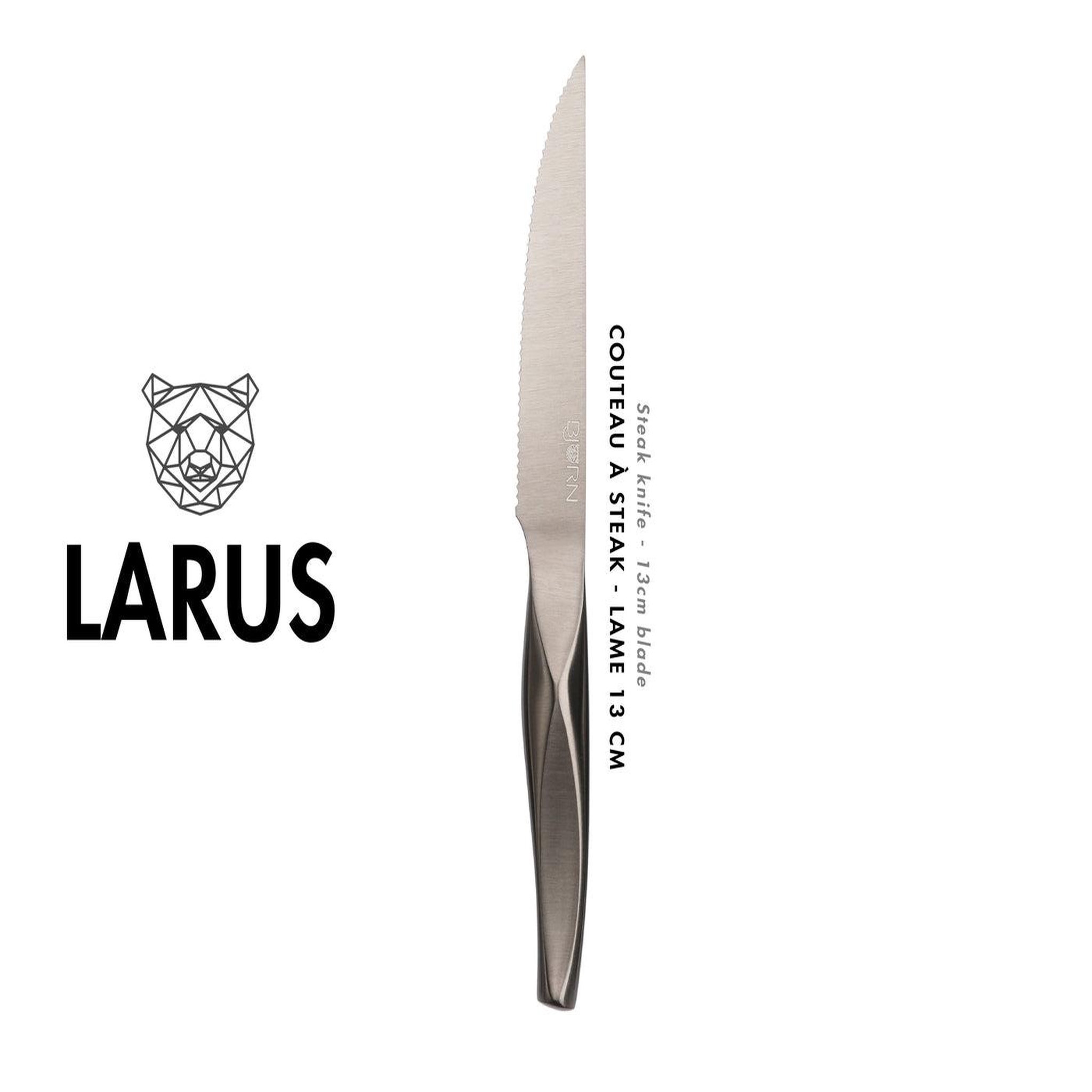 Voir la diapositive 3 : BJORN Couteaux à steak LARUS - 6 pièces