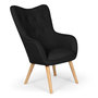 Voir la diapositive 1 : Paris Prix Fauteuil Scandinave  Aimee  67cm Noir