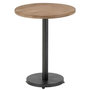 Voir la diapositive 1 : Paris Prix Table d'Appoint Design  Bar Rond  61cm Marron