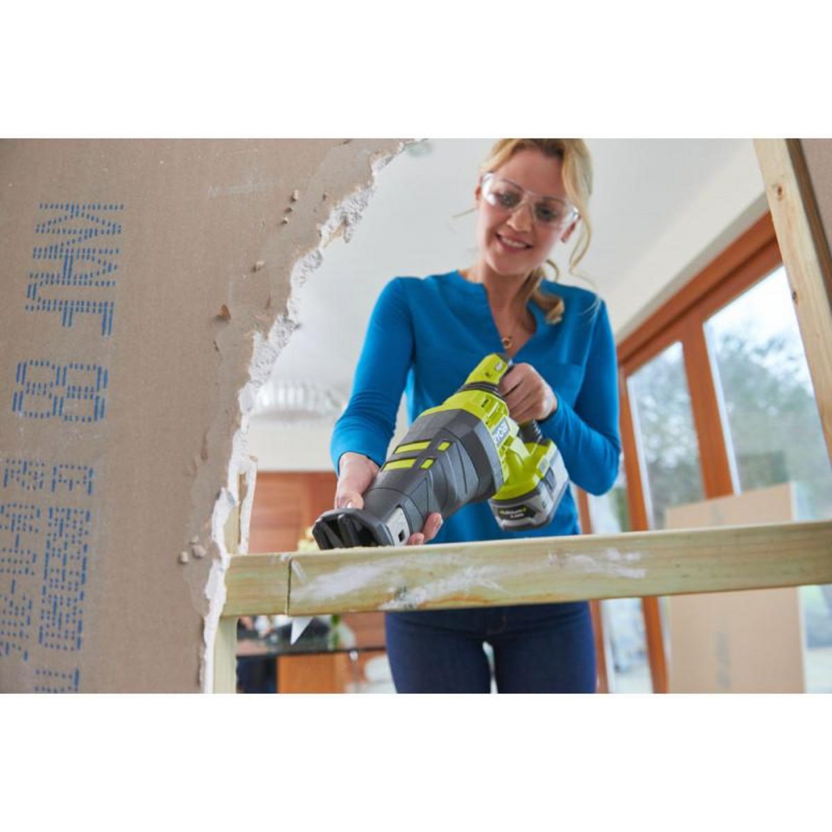 Ryobi Pack RYOBI Scie sabre 18V One+ R18RS-0 - Lot de 6 lames universelles - bois et métal 100/152mm - RA